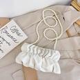 fashion folding cute pearl chain messenger bucket bagpicture34