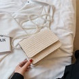 fashion straw woven pearl portable messenger small square bagpicture30