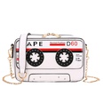 fashion funny tape cassette pu messenger bagpicture123