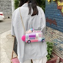fashion colorful laser ice cream car messenger bagpicture77