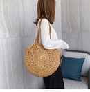 Ethnic style straw woven oneshoulder portable big bagpicture27
