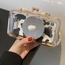 simple transparent pearl chain shoulder messenger jelly bagpicture13
