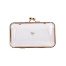 simple transparent pearl chain shoulder messenger jelly bagpicture16