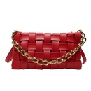 fashion metal handle diagonal woven small square bagpicture15