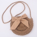 new cute bow crossbody woven bagpicture9