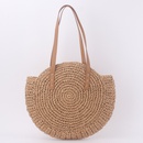 new straw woven round shoulder bag wholesalepicture10