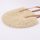 new straw woven round shoulder bag wholesalepicture11