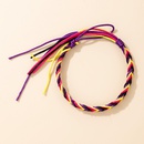 simple handmade rope color contrast braided braceletpicture9