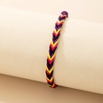 simple handmade rope color contrast braided braceletpicture11