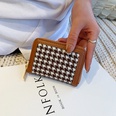 Korean small houndstooth small walletpicture70
