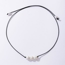 simple three pearl string necklacepicture10