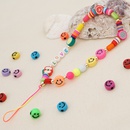 Mobile phone hanging jewelry Bohemian colored pottery LOVE letter beaded antilost mobile phone chainpicture12