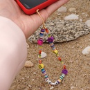 Acrylic LOVE letter antilost mobile phone chain rainbow smiley soft pottery short crystal mobile phone lanyardpicture9