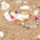 Acrylic LOVE letter antilost mobile phone chain rainbow smiley soft pottery short crystal mobile phone lanyardpicture11