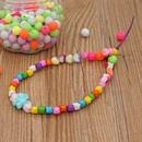 Mobile phone chain candy color love acrylic beads short mobile phone lanyardpicture13