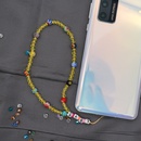 Glass flower beads LOVE letter beads short crystal mobile phone lanyard antilost mobile phone chainpicture12