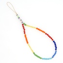 Bohemian style LOVE letter beads short rainbow crystal mobile phone lanyard antilost mobile phone chainpicture13