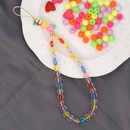 Mobile phone chain candy color acrylic beads soft pottery fruit short mobile phone lanyardpicture14