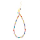 Mobile phone chain candy color acrylic beads soft pottery fruit short mobile phone lanyardpicture15