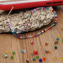 Candy color antilost mobile phone chain acrylic LOVE letter beads short rainbow crystal mobile phone lanyardpicture12
