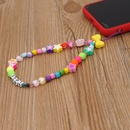 DIY letters LOVE mobile phone lanyard hanging neck smiling soft pottery key ropepicture13