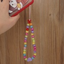 Acrylic candy color mobile phone chain love short mobile phone lanyard hand jewelrypicture13