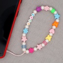 Pearl antilost mobile phone chain hanging jewelry LOVE letter beads pottery mobile phone lanyardpicture12