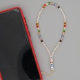Bohemian antilost mobile phone chain acrylic LOVE letter beads short rainbow crystal mobile phone lanyardpicture15