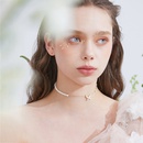 European and American Gold Plated Pearl Diamond Butterfly Necklace 2021 Fashion Super Fairy Choker Cold Temperament Clavicle Chainpicture11