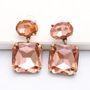 Fashion Alloy Glass Diamond Square Geometric Earringspicture17