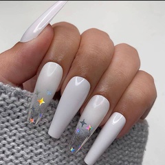 Fashion Gradient Laser Star Wearing Nail Art Manicure