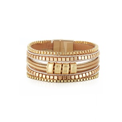 bohemian multi-layer irregular leather strap bracelet wholesale