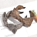 einfaches geknotetes Stirnband mit LeopardenFruchtdruckpicture15