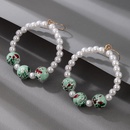 Nihaojewelry boucles d39oreilles cercle de perles de contraste de couleur simple bijoux en grospicture9