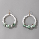 Nihaojewelry boucles d39oreilles cercle de perles de contraste de couleur simple bijoux en grospicture11