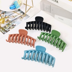 fashion Morandi color frosted plate hair clip
