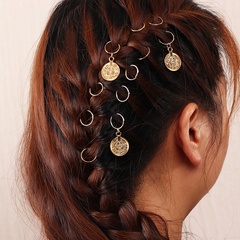 vente en gros bijoux simple cercle pendentif pince à cheveux Nihaojewelry