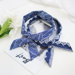 Ethnic style leaves flower printed Cotton cloth hair band