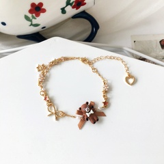 Cute Cartoon Bear Bow Knot Pearl Star Bracelet