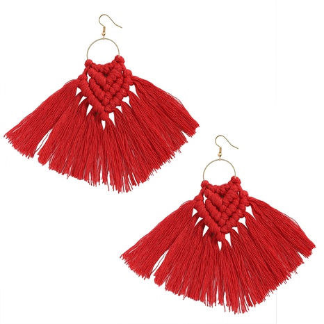 Bohemian ethnic style handmadetassel earrings wholesale's discount tags