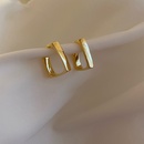 Simple square geometric metal earringspicture11