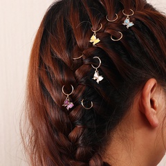 wholesale jewelry candy color dripping butterfly hair accessories Nihaojewelry