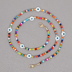 wholesale collar de cadena de gafas antideslizantes con cuentas de ojos de color de joyería nihaojewely