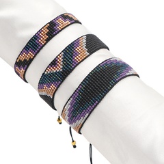 Nihaojewelry ethnic style Miyuki beads hand-woven geometric demon eyes bracelet jewelry wholesale