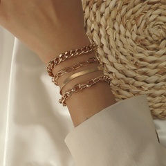 Nihaojewelry fashion geometric alloy 4-piece bracelet jewelry Wholesale