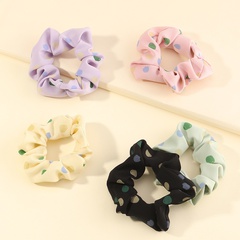 Nihaojewelry jewelry wholesale new polka dot elastic rubber band hair scrunchies