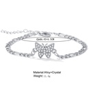 Nihaojewelry simple collier papillon plein de diamants bijoux en grospicture9