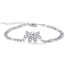 Nihaojewelry simple collier papillon plein de diamants bijoux en grospicture10