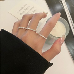 wholesale jewelry simple plain starry sparkling ring nihaojewelry