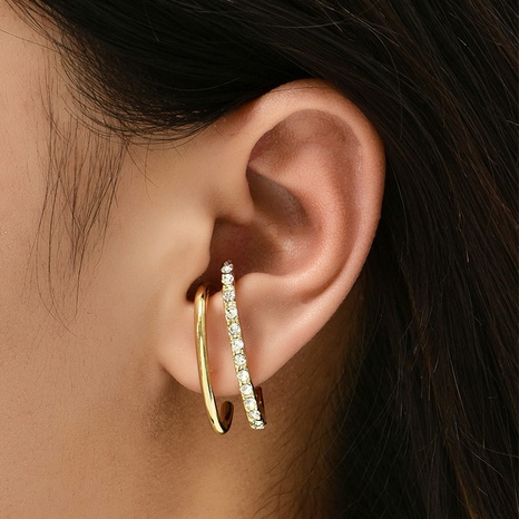 wholesale jewelry fashion simple inlaid diamond earrings nihaojewelry's discount tags